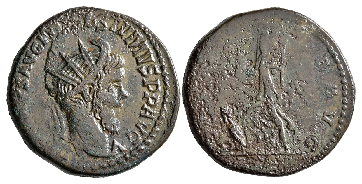 Postumus overstruck double sestertius01362q00.jpg