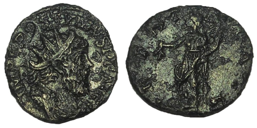 Postumus, Romano-GZallic Emperor, 260-269 AD. AR Antoninianus.jpg