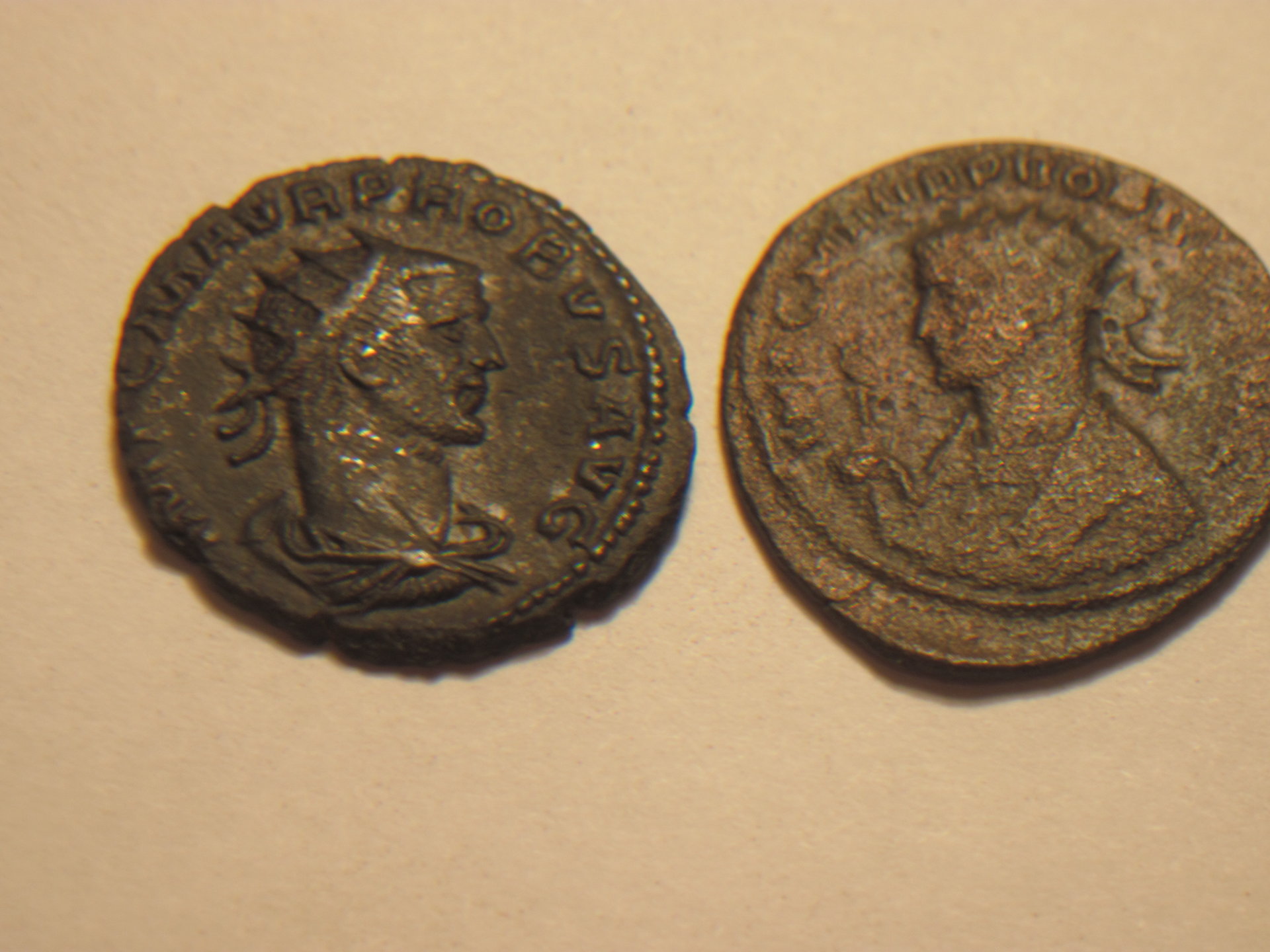 pre -silvered Probus coins 001.JPG