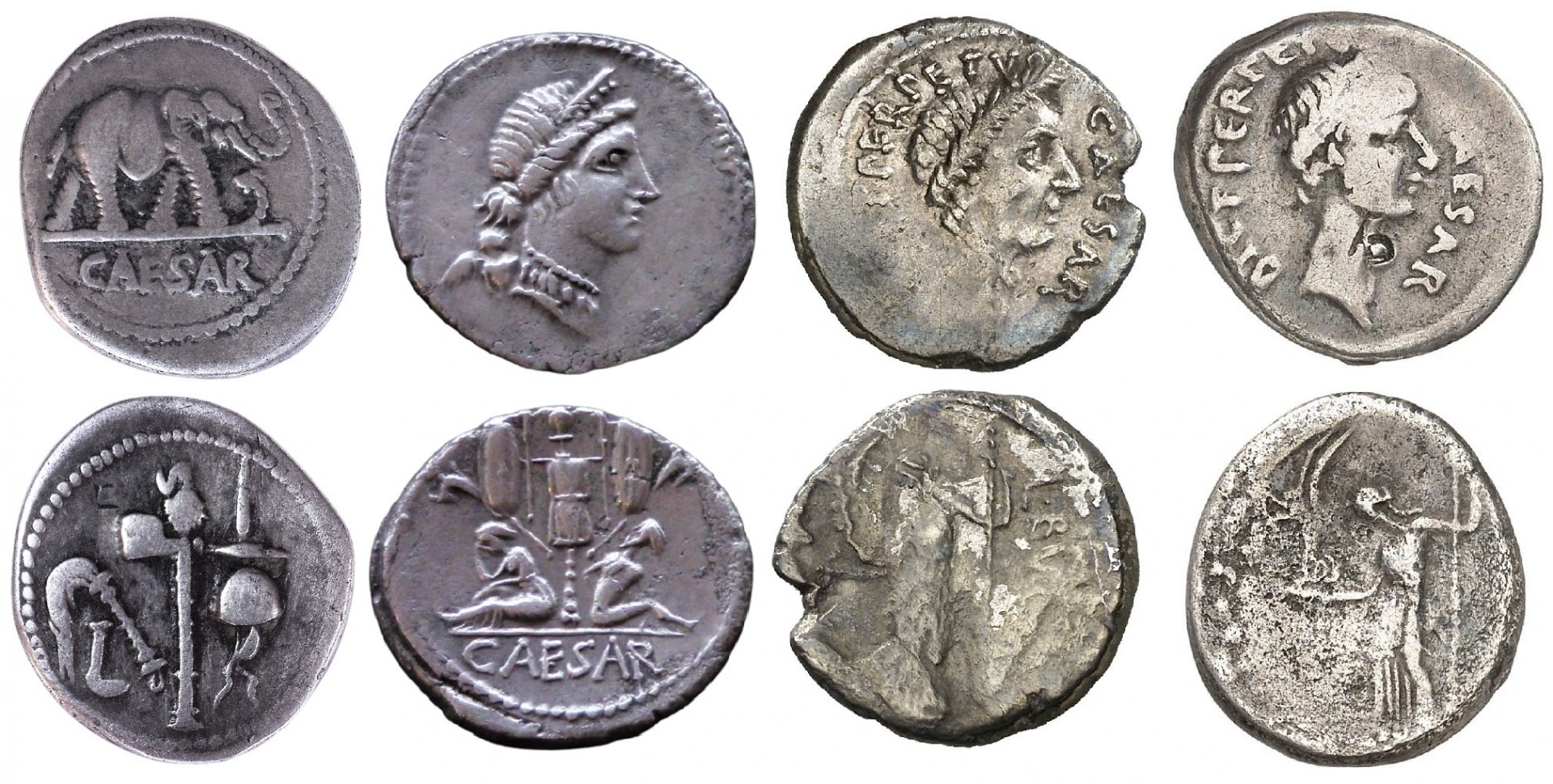 Procession of Coins that Killed Caesar Denarius.jpg