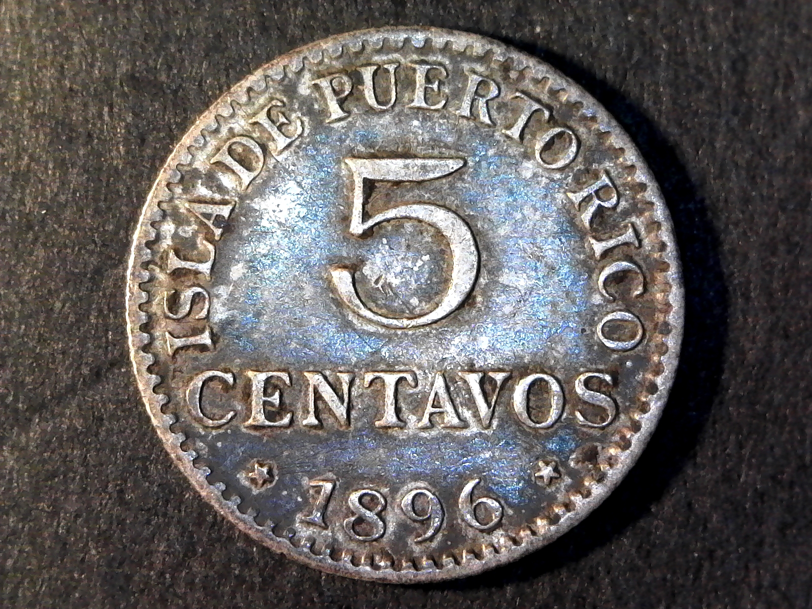 Puerto Rico 1896 5 Centavos 1896 obverse.jpg