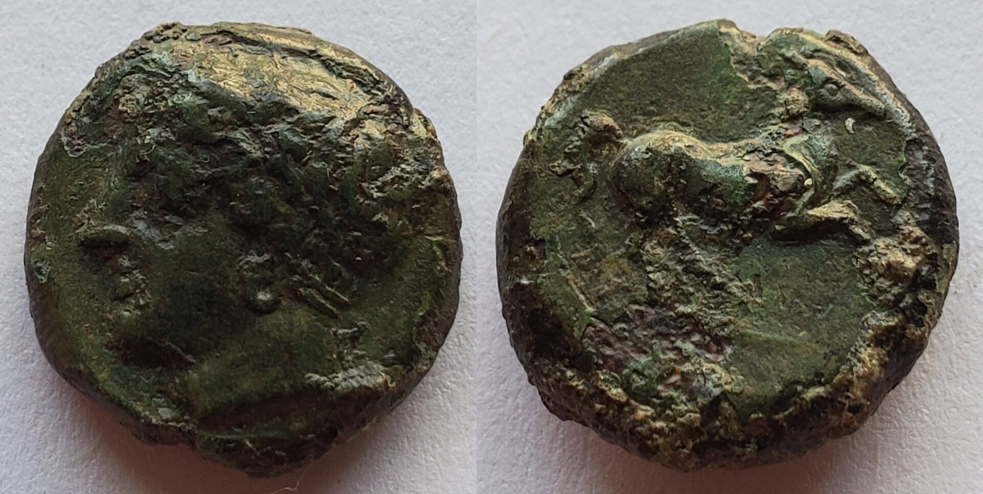 Punic occupied Sicily 400-350 BC Triptolemus left horse right.jpg