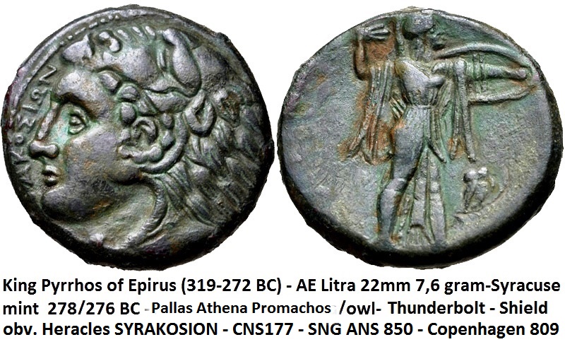 Pyrrhos Syracuse 278-276BC 22mm 7,56 g Litra CNS177.jpg