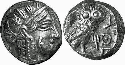 Qataban didrachm with characters on neck guard, cheek and reverse Leu Numismatik AG.jpg