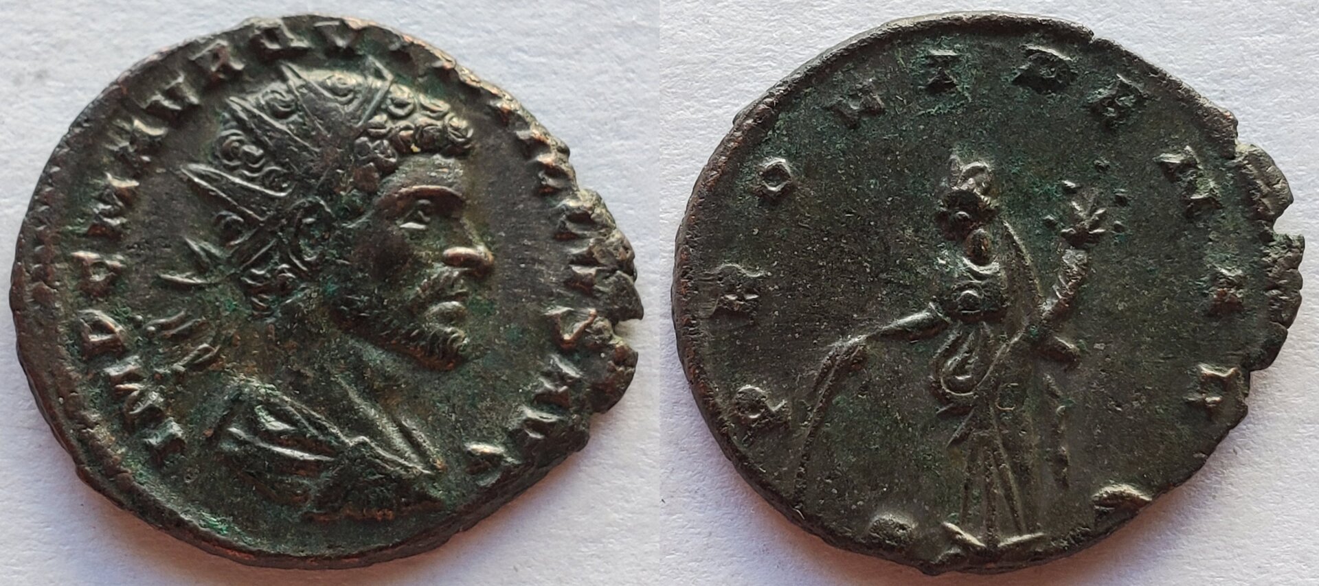 Quintillus AE Antoninianus Providentia.jpg