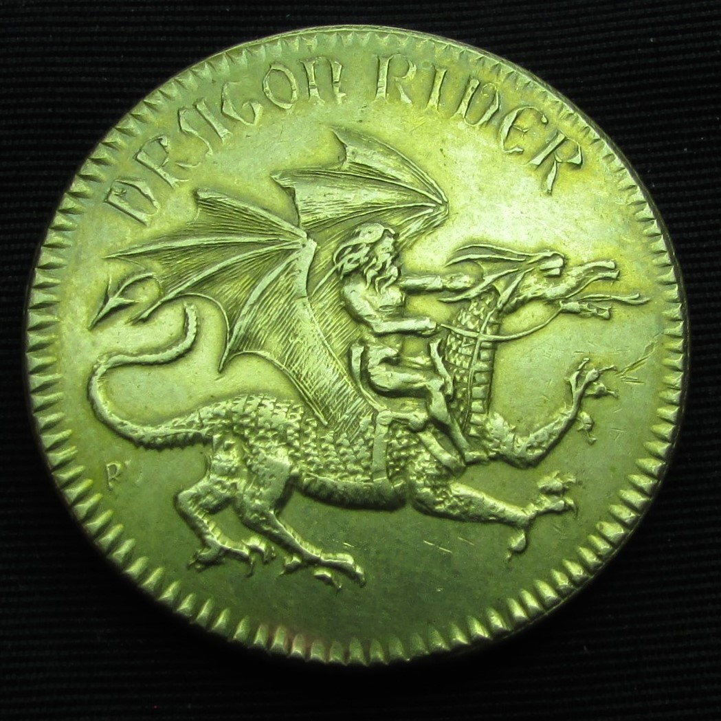 Renaissance Fair (RL) Token - Dragon Rider - obverse.JPG