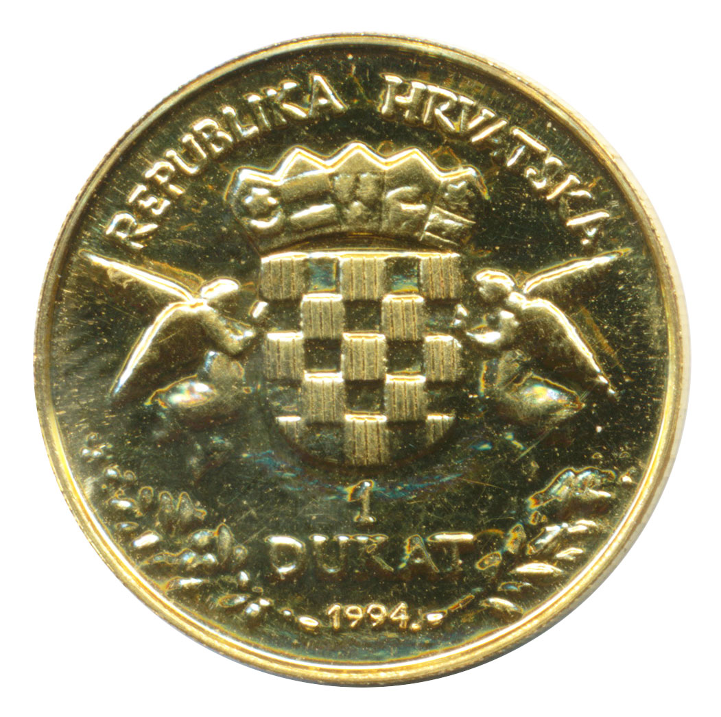 Republic of Croatia Gold Ducat (minted in Sveta Nedelja in 1994) - Obverse.jpg