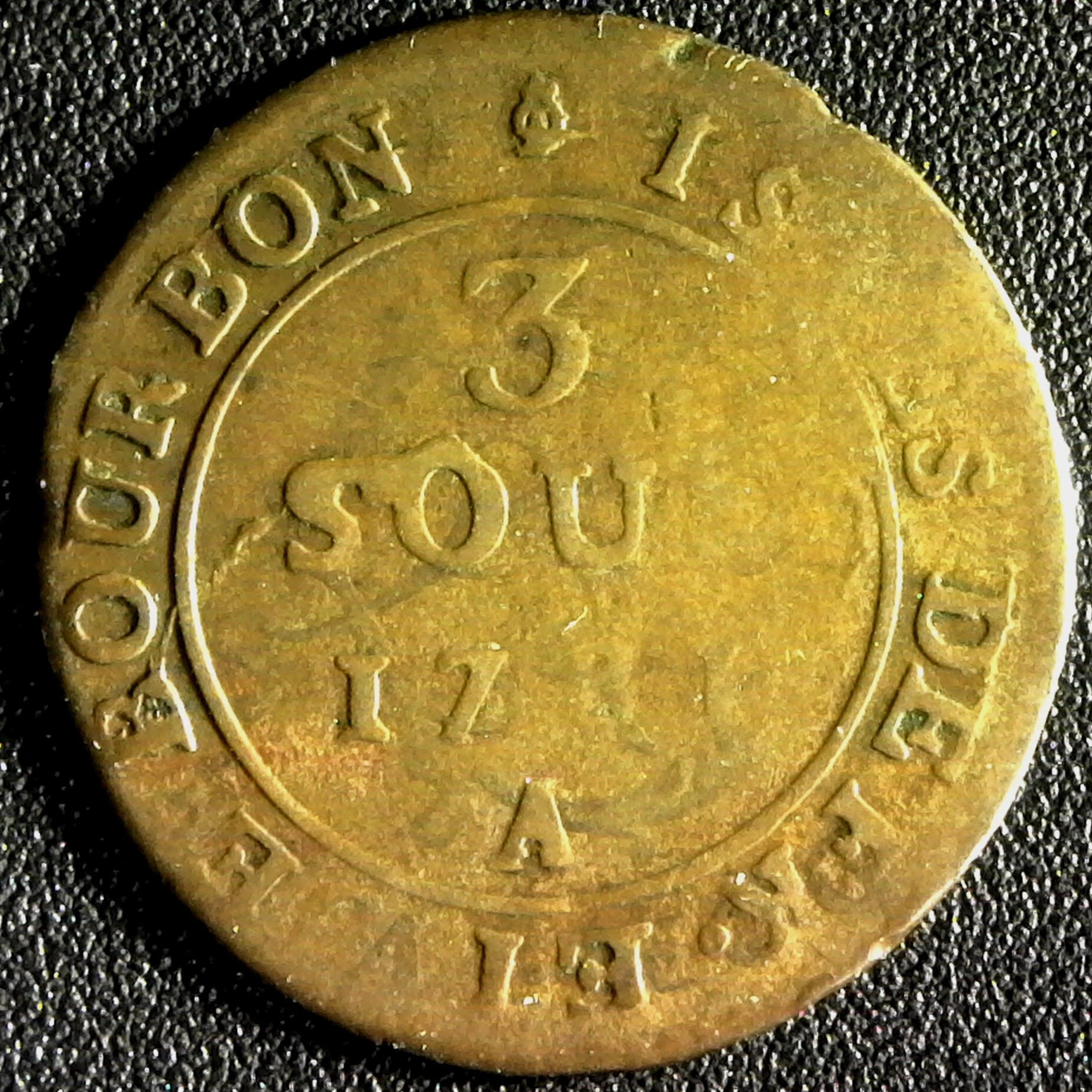 Reunion Isle de France and Isle de Bourbon 3 Sous 1781 obv.jpg