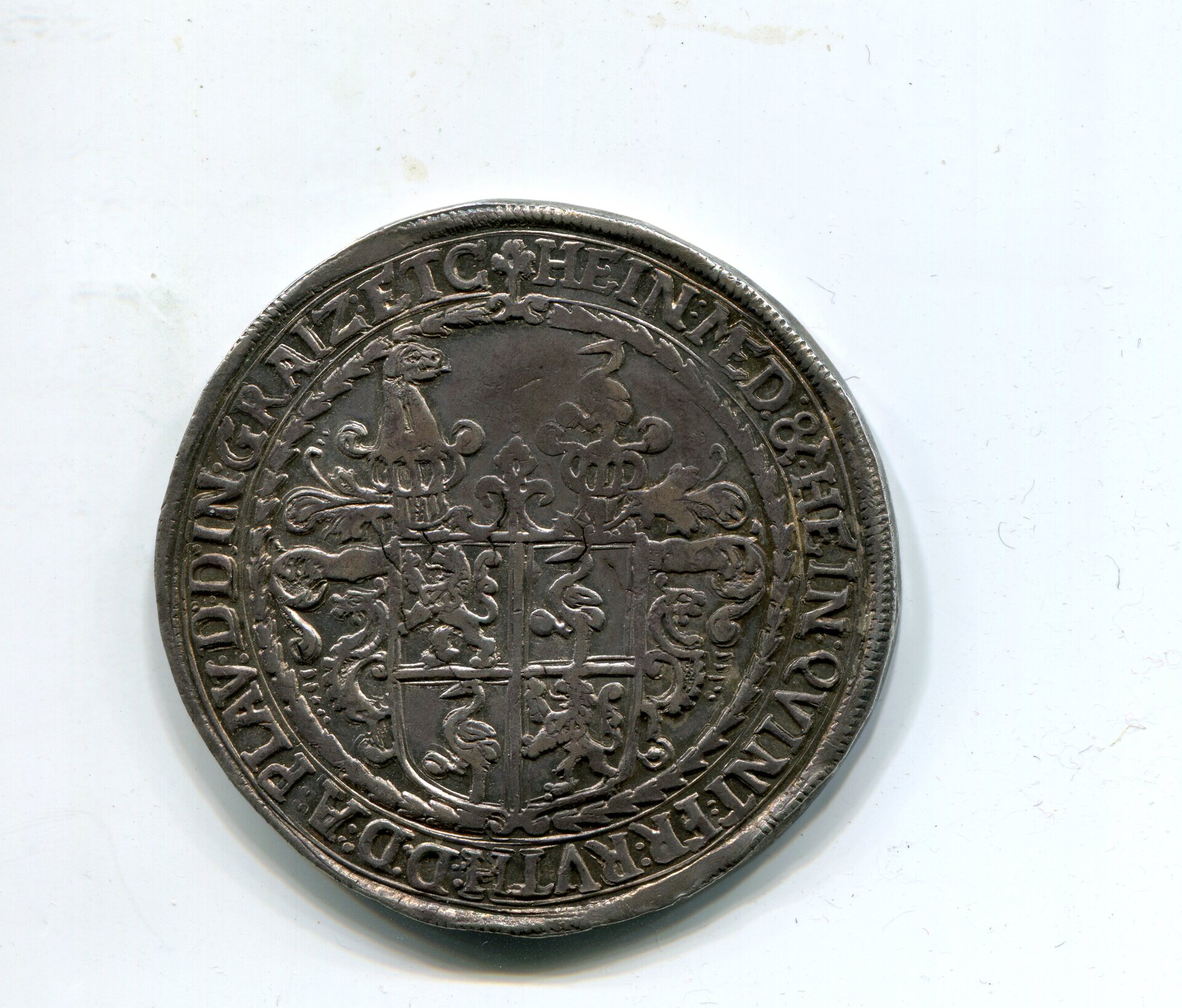 Reuss-Greiz Heinrich IV & V Taler 1624 LD obv 781.jpg