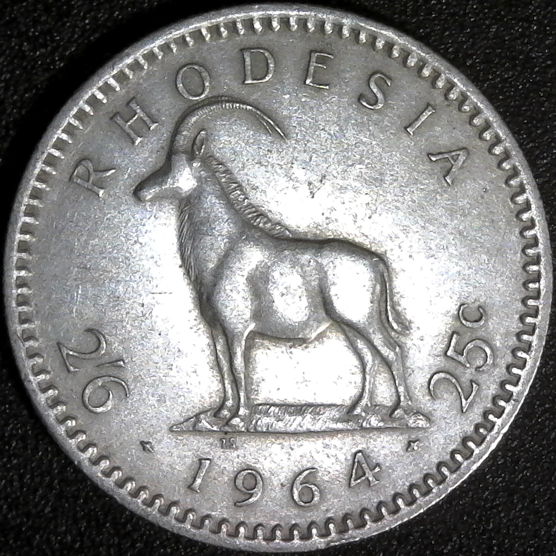 Rhodesia 25 Cents 1964 rev.jpg