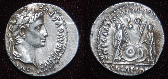 RI Augustus AR Denarius - Obv-Rev Sear 1578 NGC4276216-007.JPG