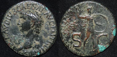RI Claudius Ae As 28mm Minerva S-C RIC 100.jpg