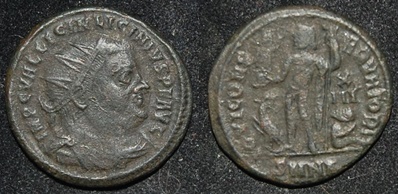 RI Licinius I 308-324 CE AE3 Jupiter w Eagle.jpg