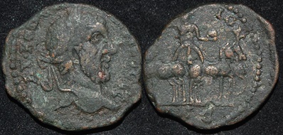 RI Macrinus 217-218 AE25 CE Facing Quadriga Obv-Rev.jpg