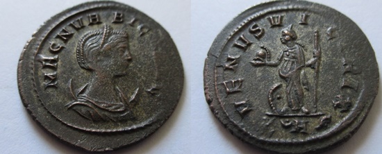 RI Magnia Urbic 285 CE silvered Ant AE 23mm 3.4g Venus RIC 343 Rare O-R.jpg