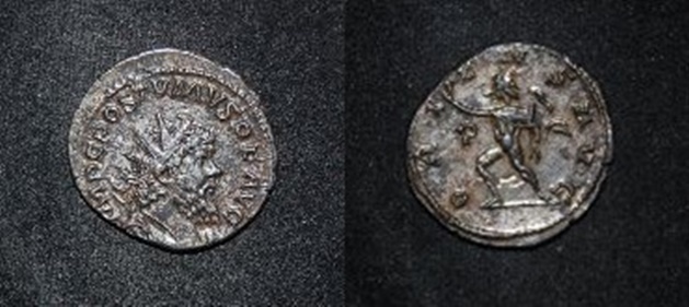 RI Postumus 259-268 CE Antoninianus Cologne Oriens ex tif.jpg