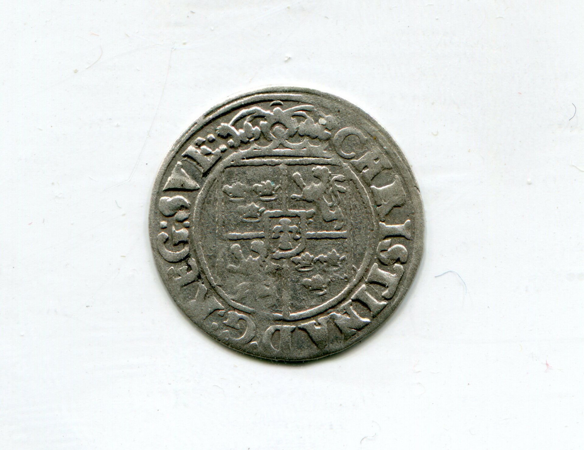 Riga Kristina of Sweden One 24th Taler 3 Polcher 1644 obv 343.jpg