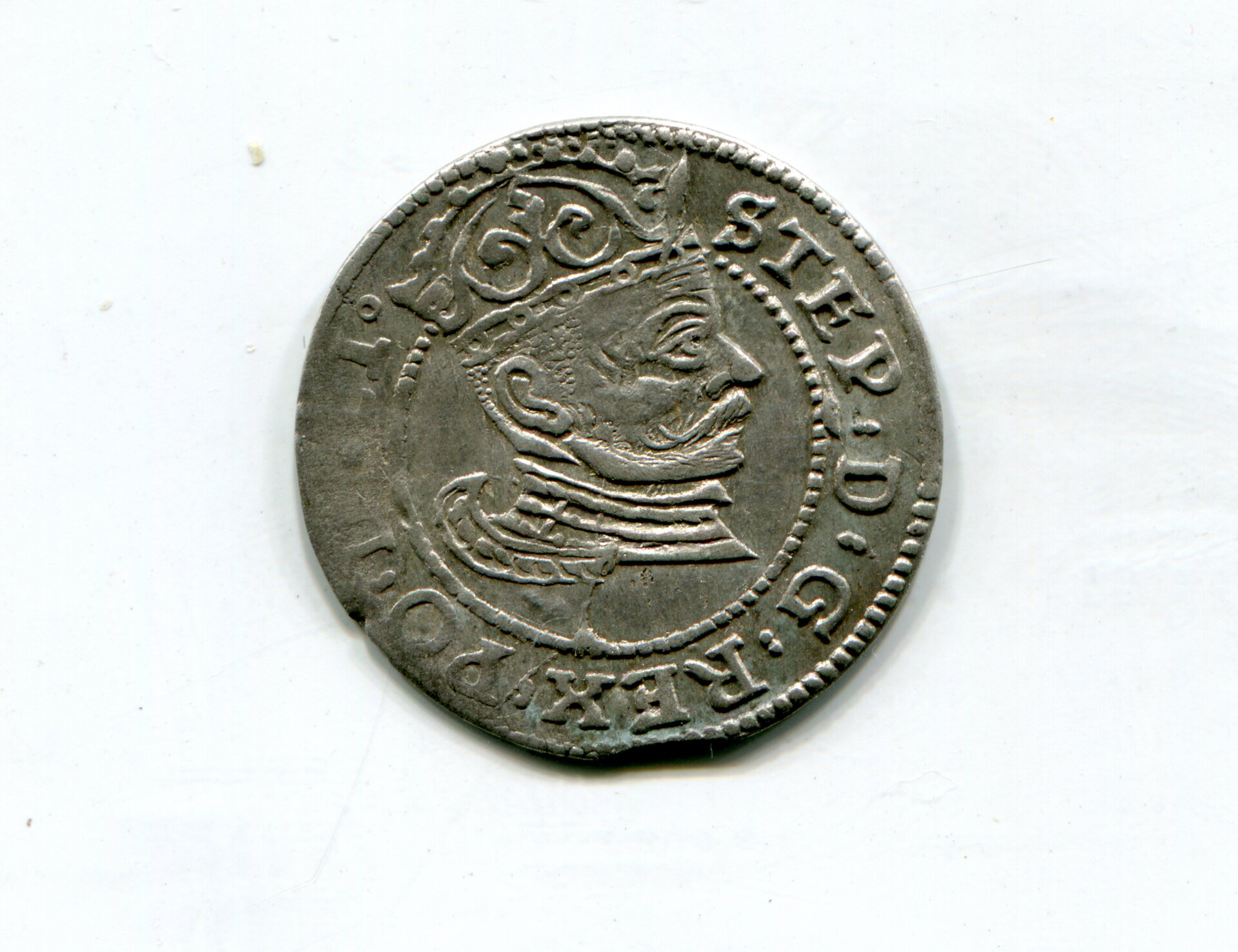 Riga Stefan Bathory Groschen 1582 obv 308.jpg