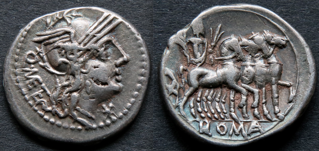 Römische Republik – RRC 256:1, Metellus, Jupiter in Quadriga.png