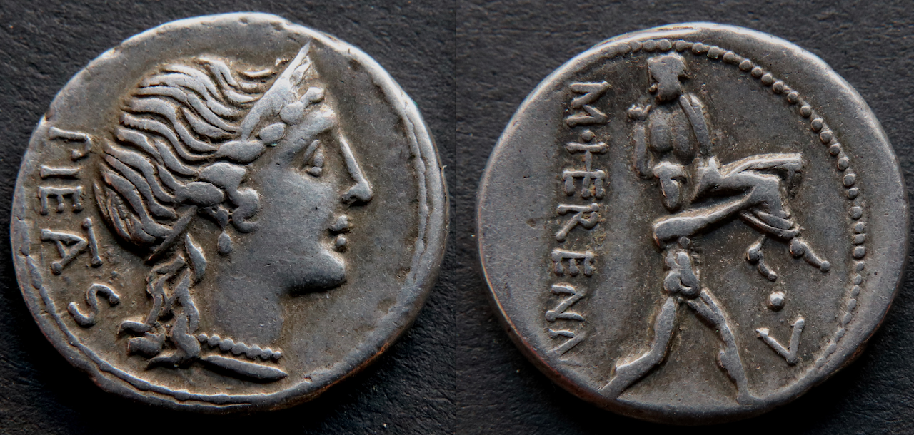 Römische Republik – RRC 308:1b, Denar, Herennius, Catanean u. Pietas (neu).png
