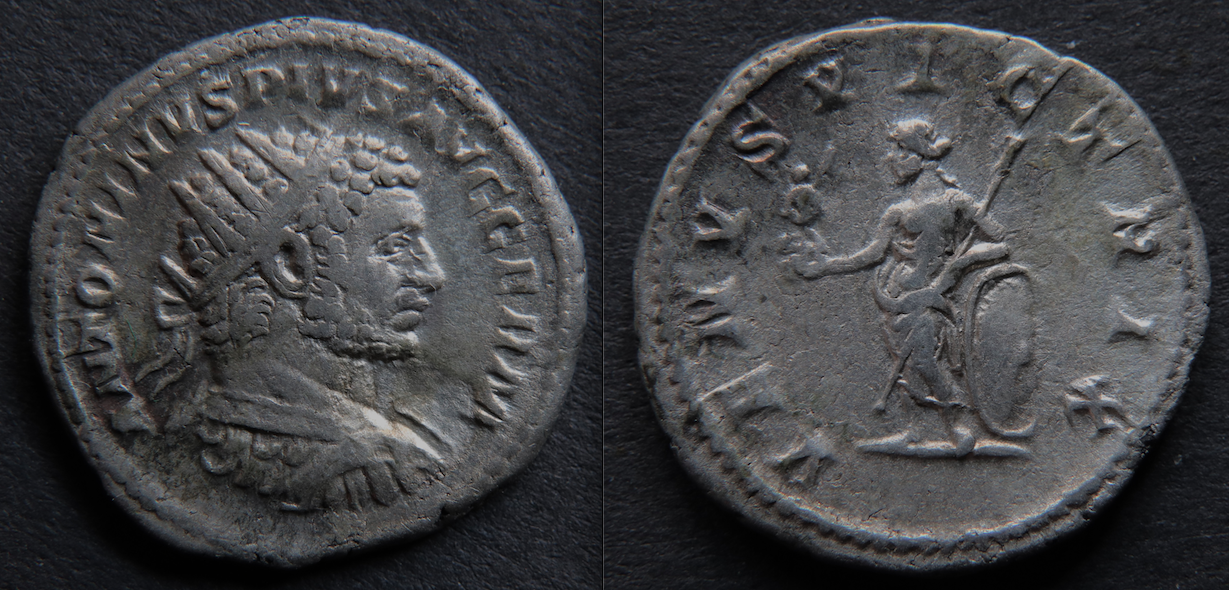 Rom – Caracalla, Antoninian, Venus Victrix stehend (neu).png