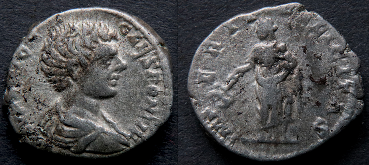 Rom – Caracalla, denar, Imperii Felicitas (neu).png