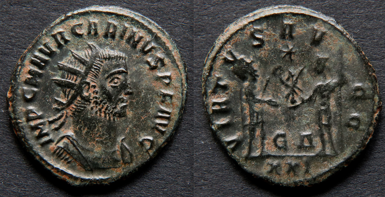 Rom – Carinus, Antoninian, Virtus.png