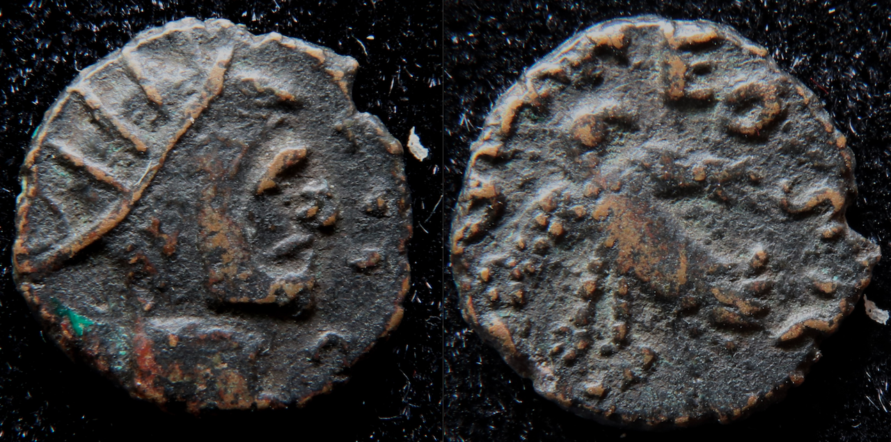 Rom – Claudius II Gothicus, barbarisch, Consecratio-Adler.png