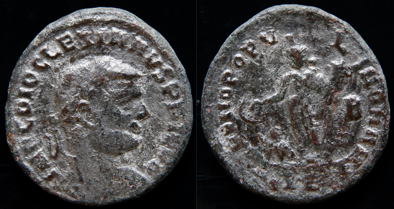 Rom – Diokletian, Follis, Alexandria (unter Ursurpator).png