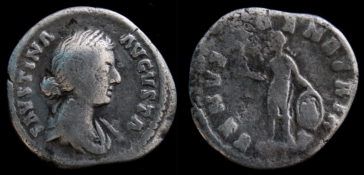 Rom – Faustina II, Denar, Venus Genetrix.png