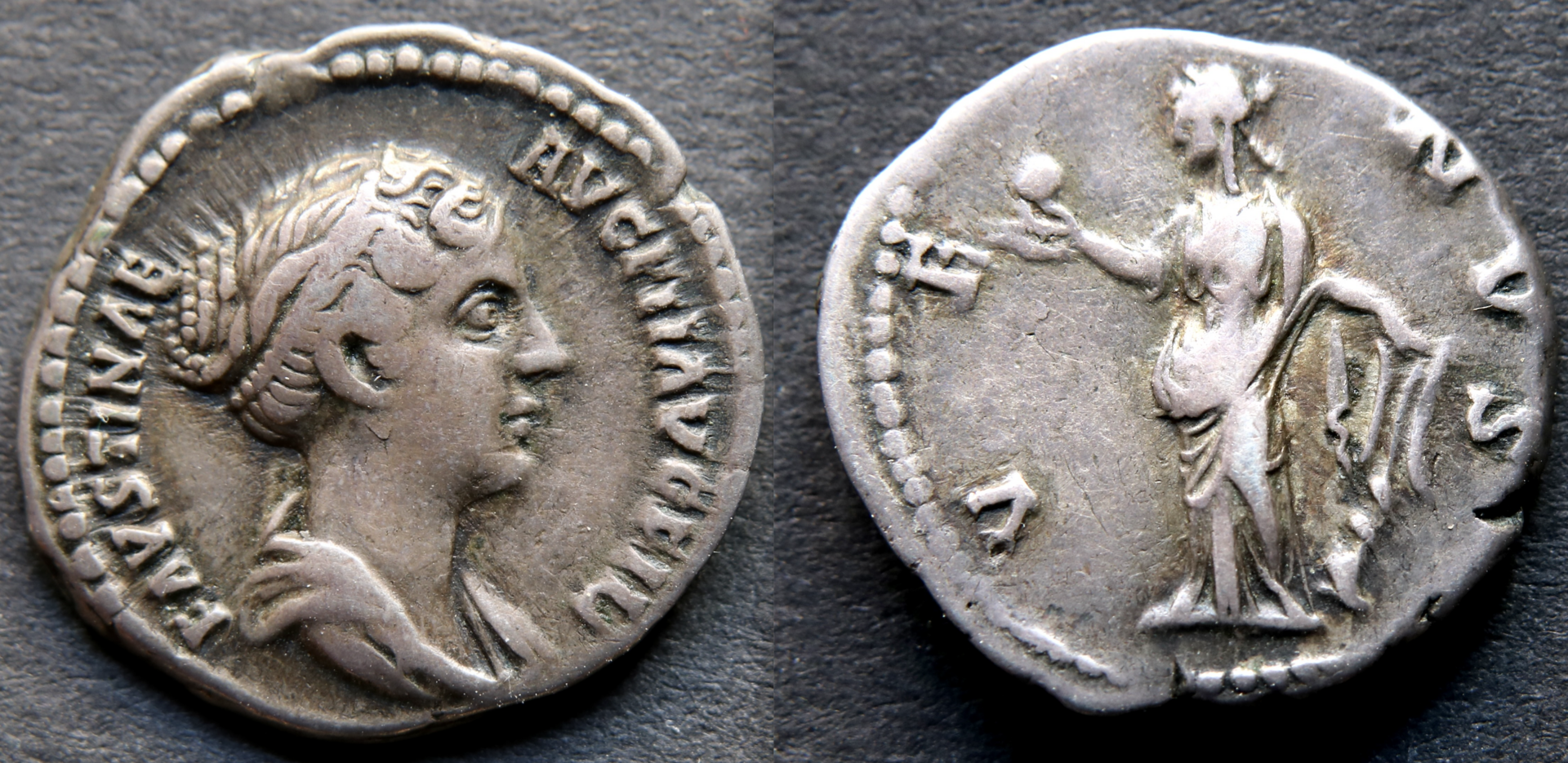 Rom – Faustina II, Denar, Venus.png