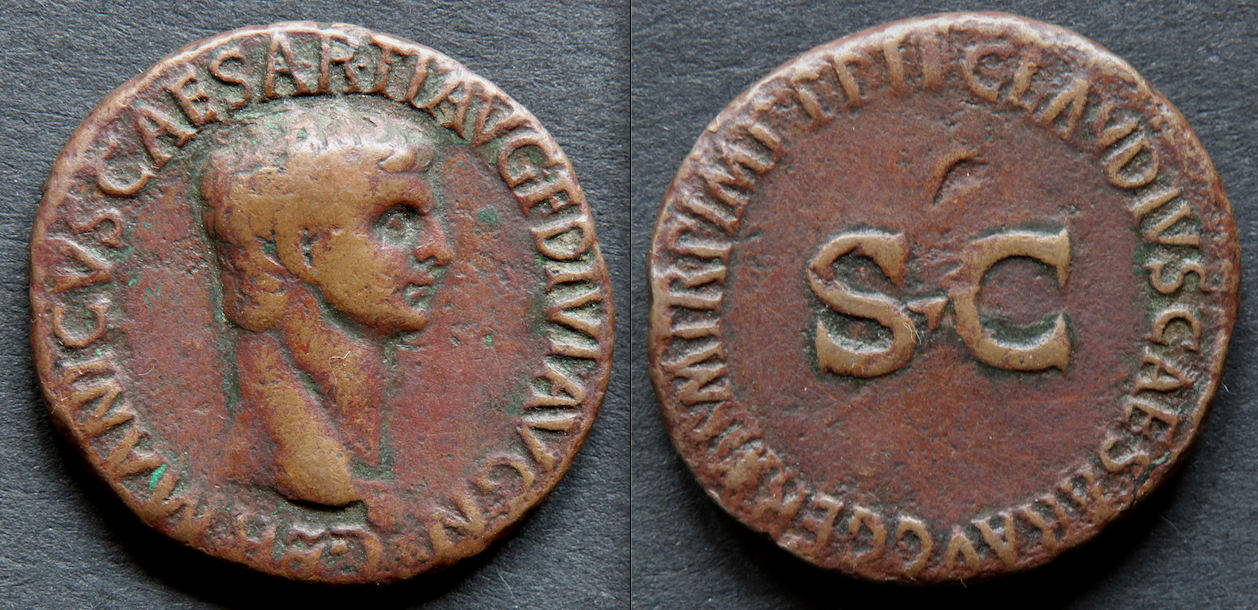 Rom – Germanicus, As unter Claudius, SC.png