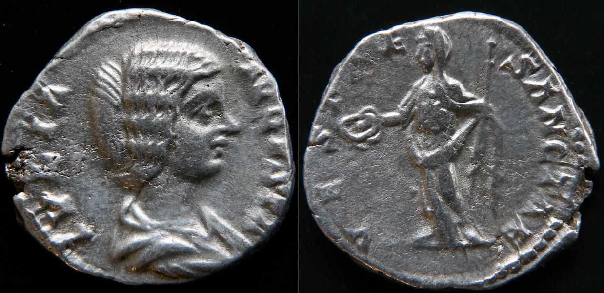 Rom – Julia Domna, Denar, Vestae Sanctae.png