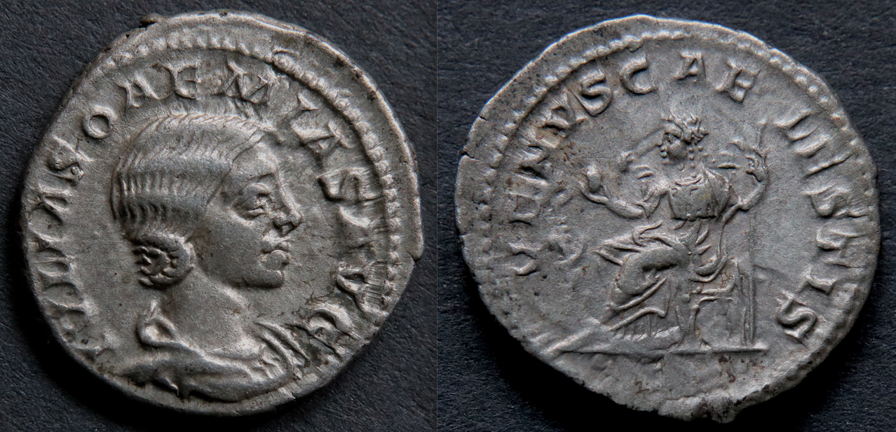 Rom – Julia Soaemias, denar, Venus caelestis.png