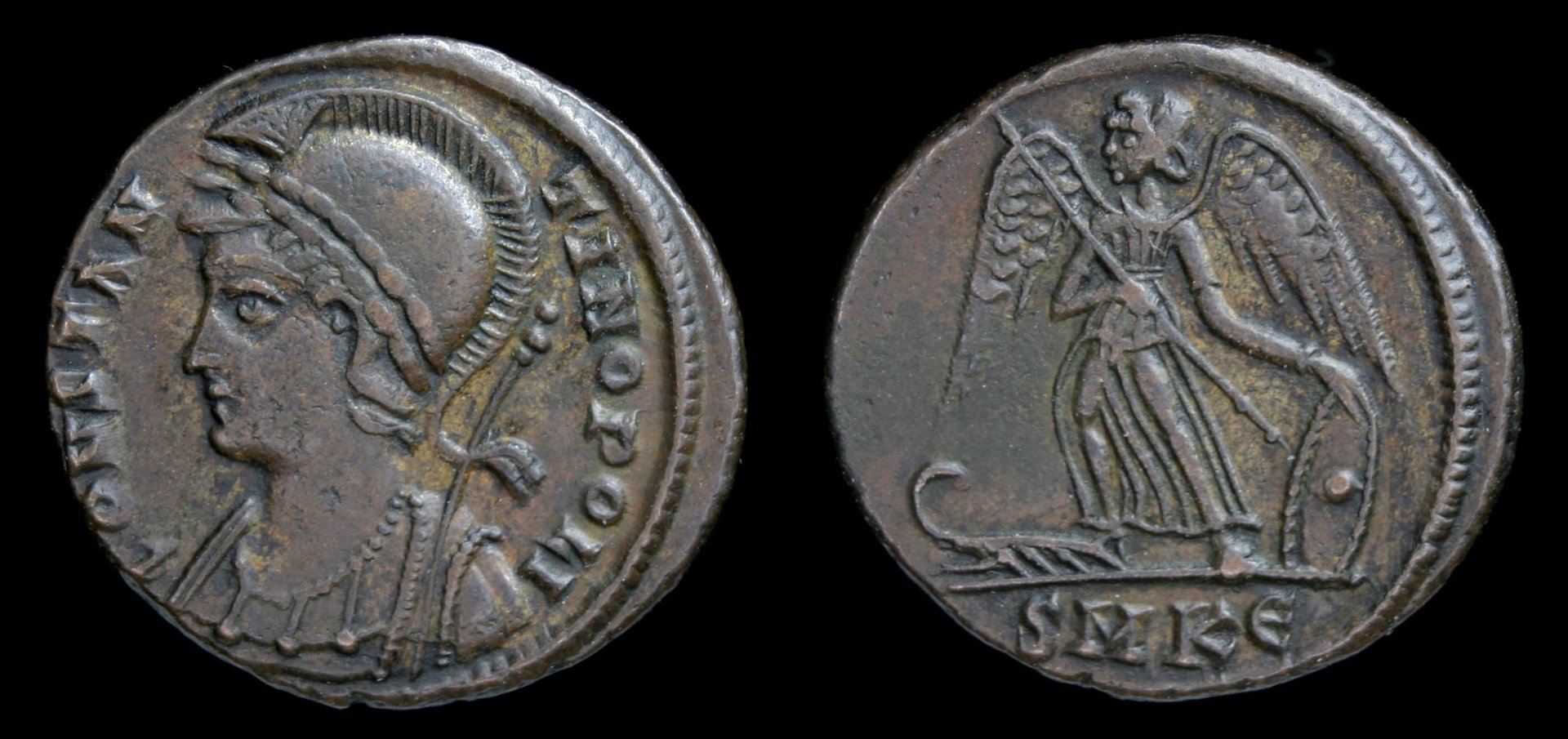Rom – Konstantin der Große, Stadtprägung, Konstantinopel, Kyzikos.jpg