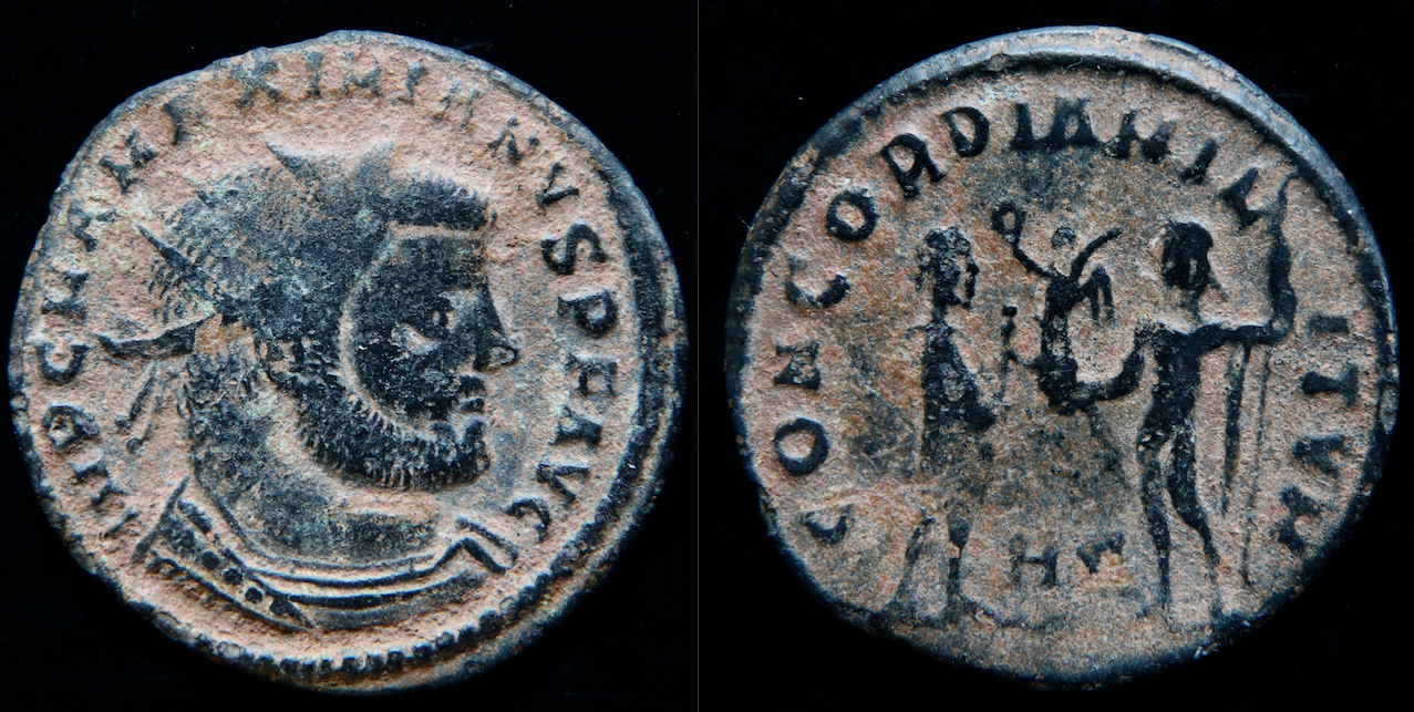 Rom – Maximianus, Antoninian, Concordia militum.png