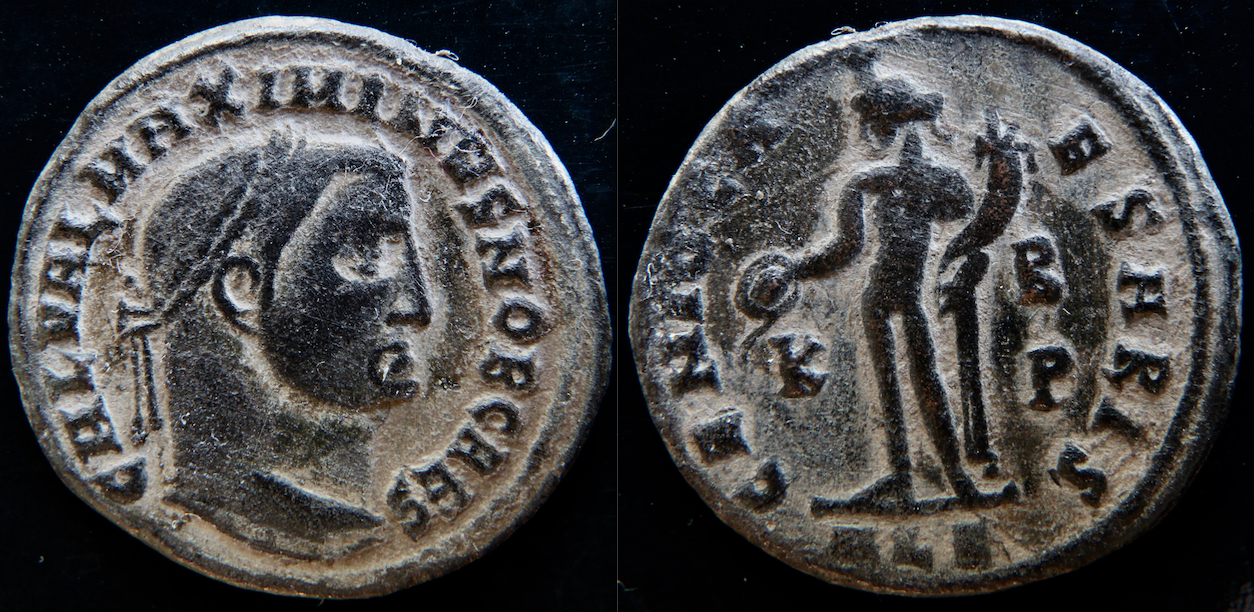 Rom – Maximinus Daia, AE1, Genius.png