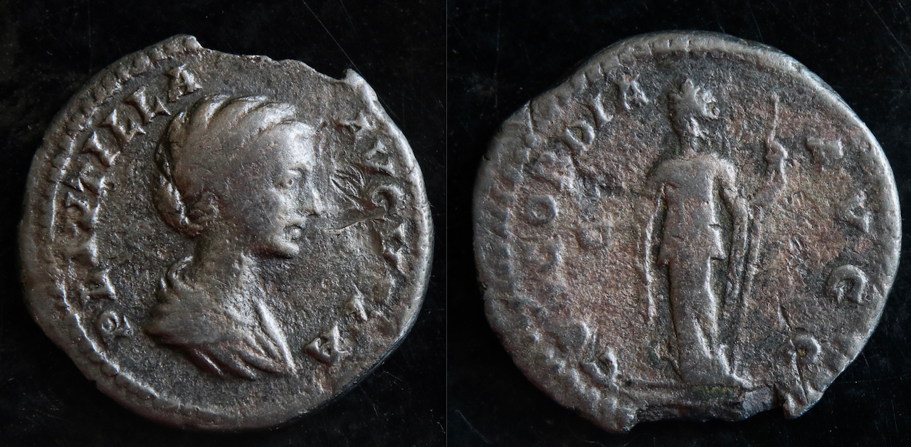 Rom – Plautilla, denar, Concordia.png