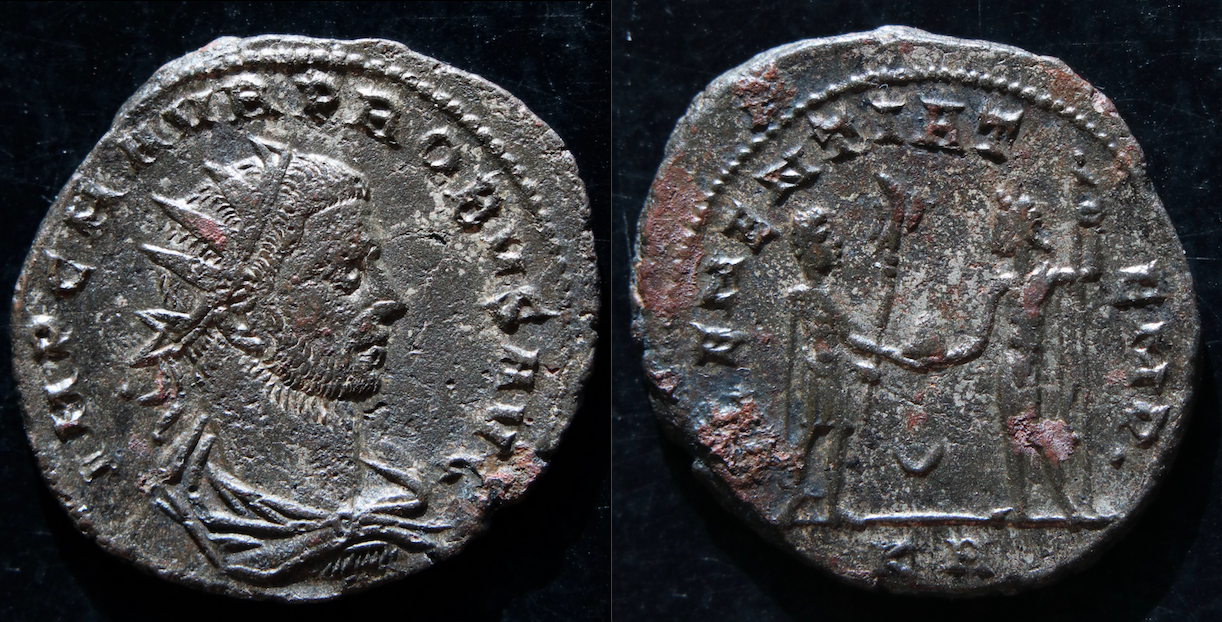 Rom – Probus, Tripolis, antoninianus, Clementia, Jupiter und Kaiser (neuestes Foto).png