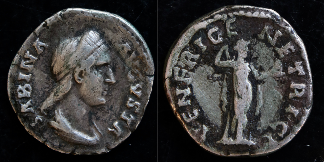 Rom – Sabina, denar, Venus genetrix.png