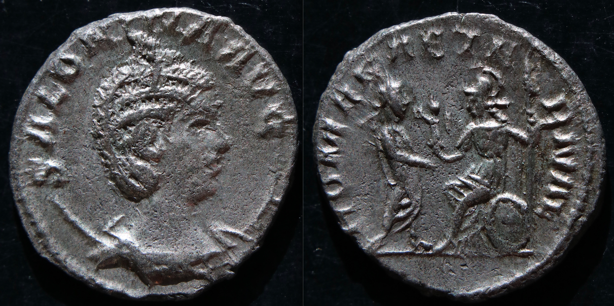 Rom – Salonina, Antoninian, Romae aeternae.png