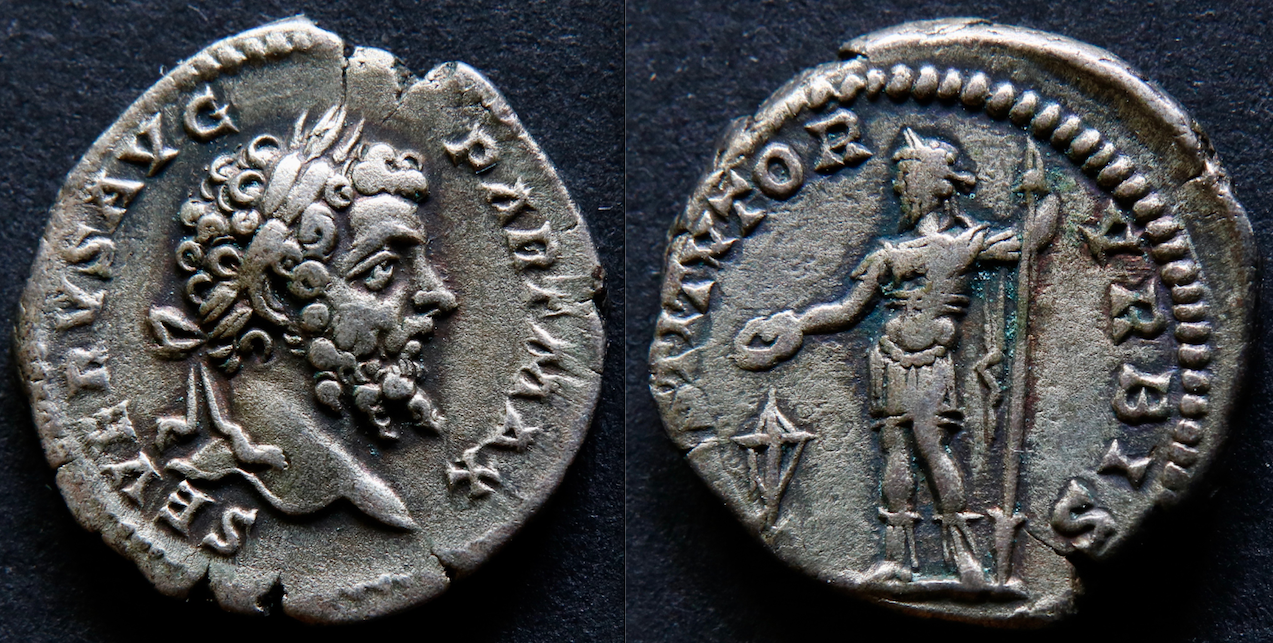 Rom – Septimius Severus, Denar, Restitutor urbis.png