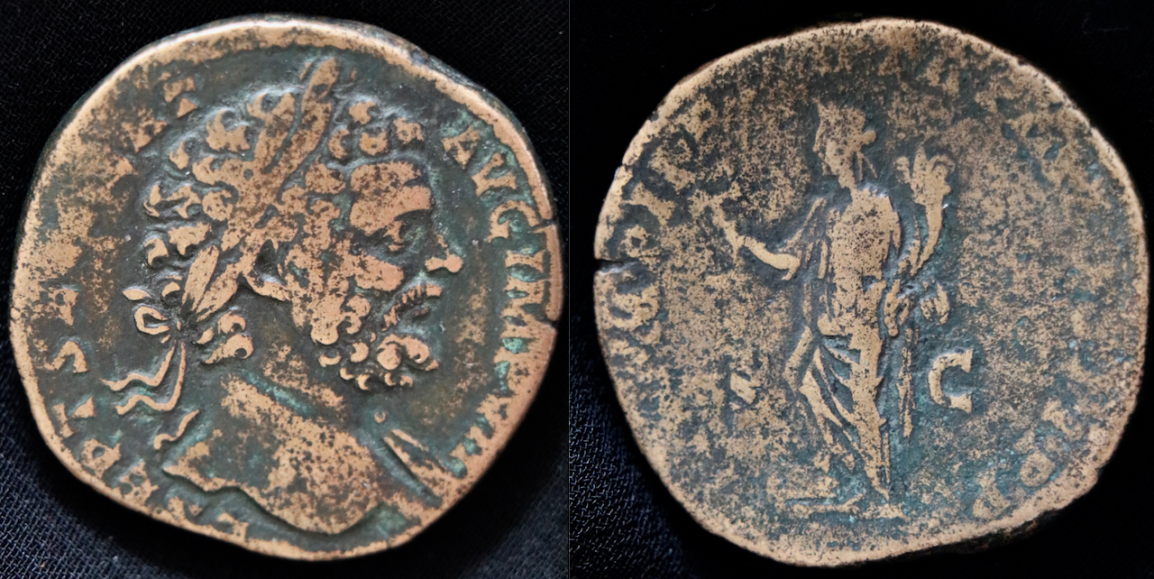Rom – Septimius Severus, sestertius, Felicitas (neues Foto).png