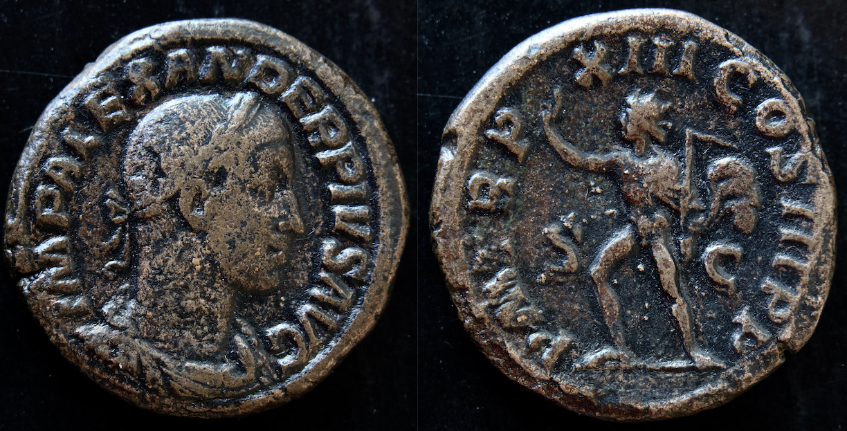 Rom – Severus Alexander, Sesterz, Sol.png