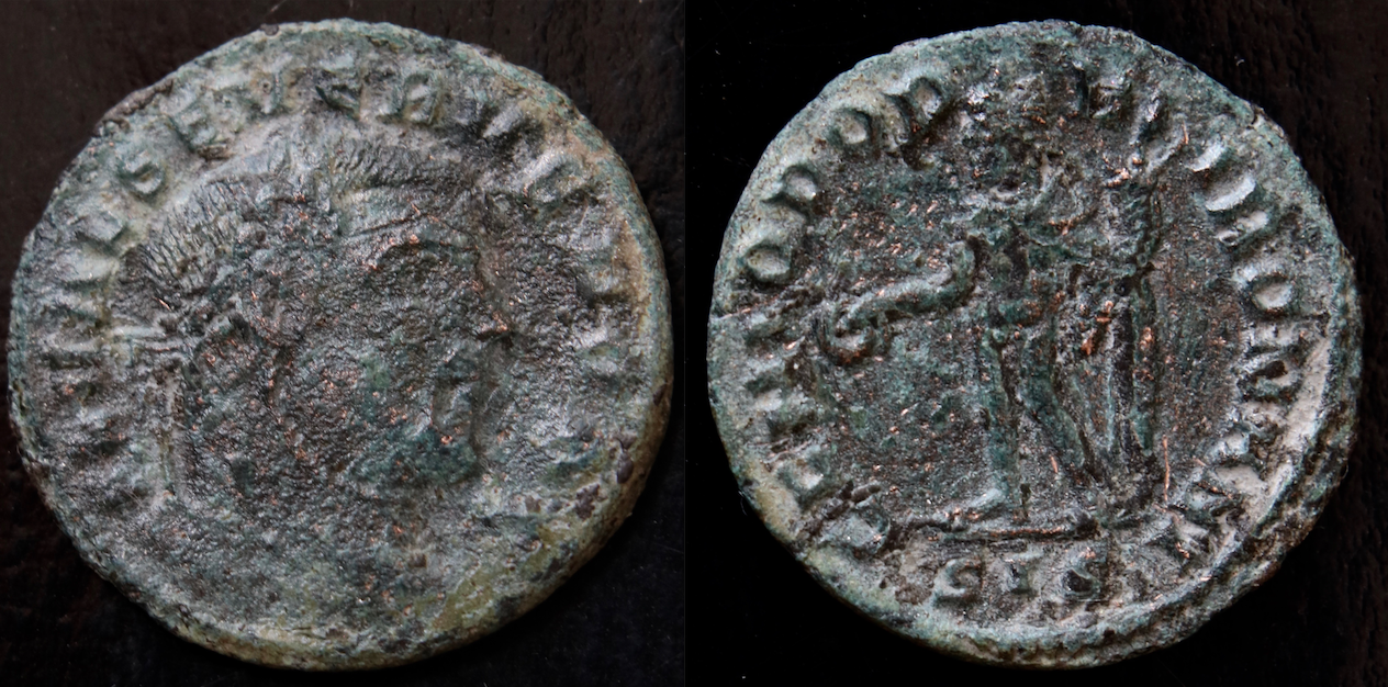 Rom – Severus II, Viertelfollis, Genius.png
