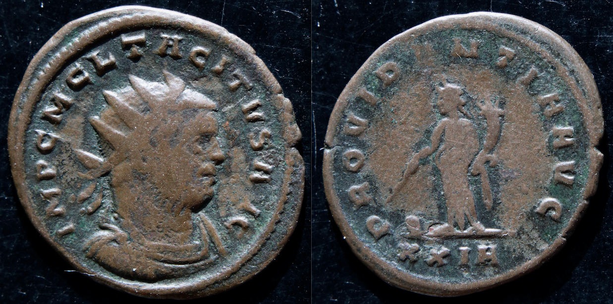 Rom – Tacitus, Antoninian, Providentia.png