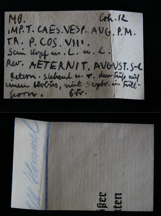 Rom – Titus, As, Aeternitas, ex Hommel (Ticket).png