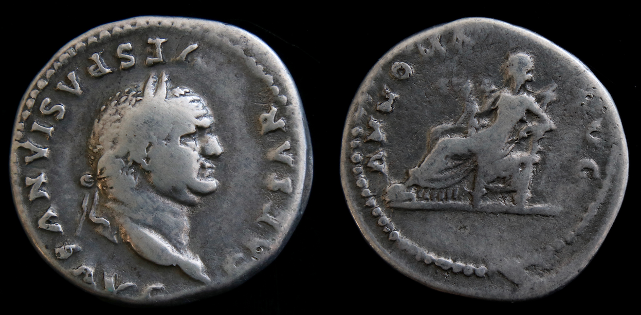 Rom – Vespasian, denarius, Annona.png
