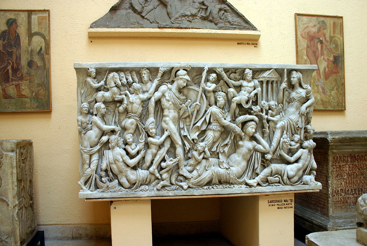 Roma Museo d civilta romana Sarcofago Mattei Foto Giovanni Dall Orto Wikipedia.jpg