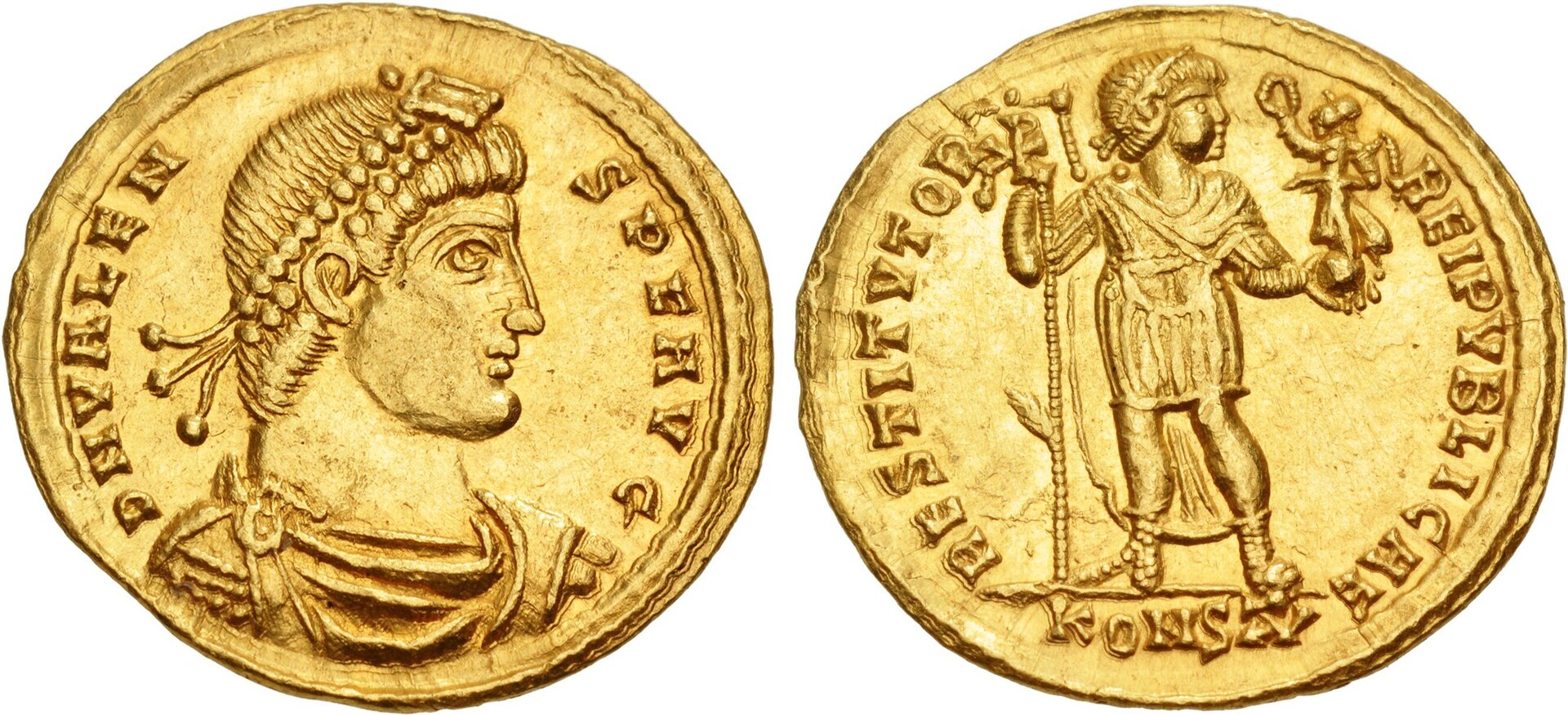 Roman Empire Gold Solidus of Valens (minted in Constantina in either 365 or 366).jpg